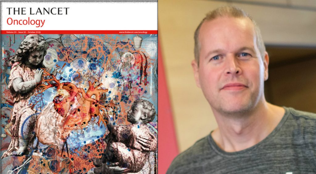 Nicklas Oscarsson och tidskriften The Lancet.