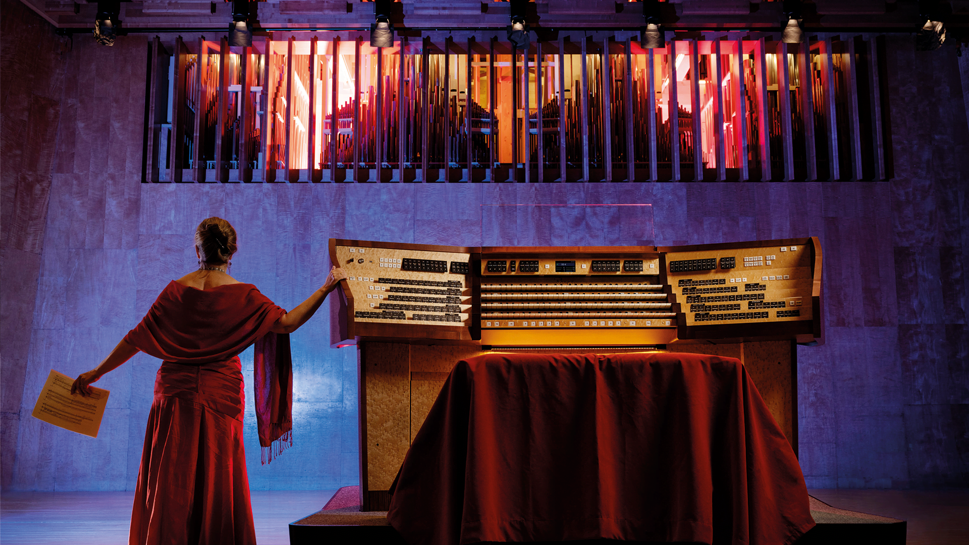 Konserthusets orgel har 9000 orgelpipor.