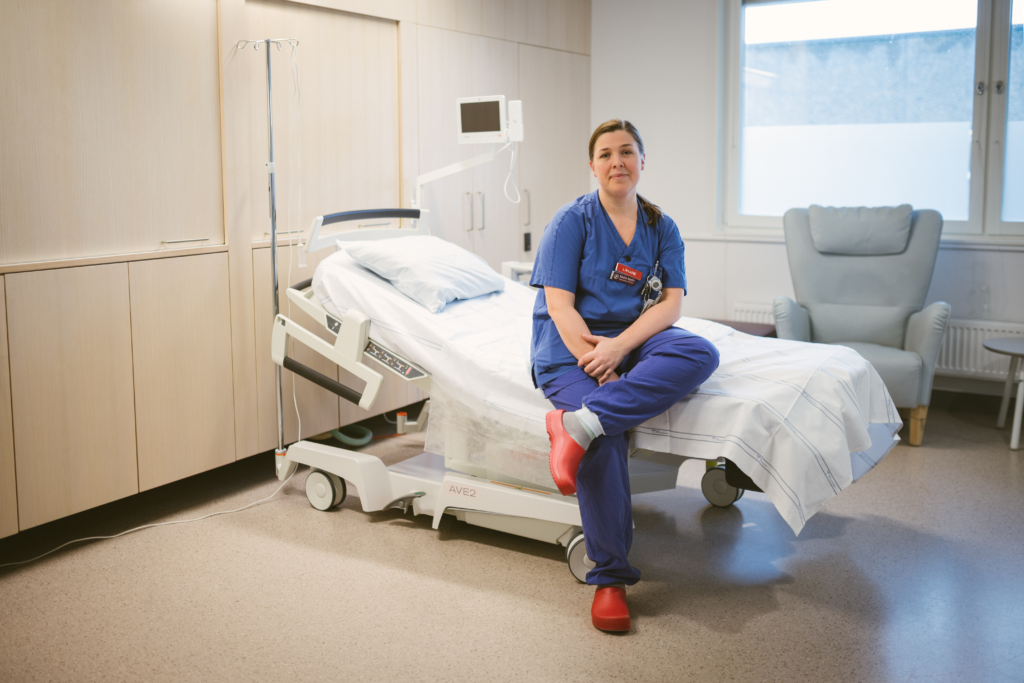 Malin Melin, specialistläkare och medicinskt ledningsansvarig för specialistmödrahälsovård vid Skaraborgs Sjukhus. Bild: Garbis Sarafian
