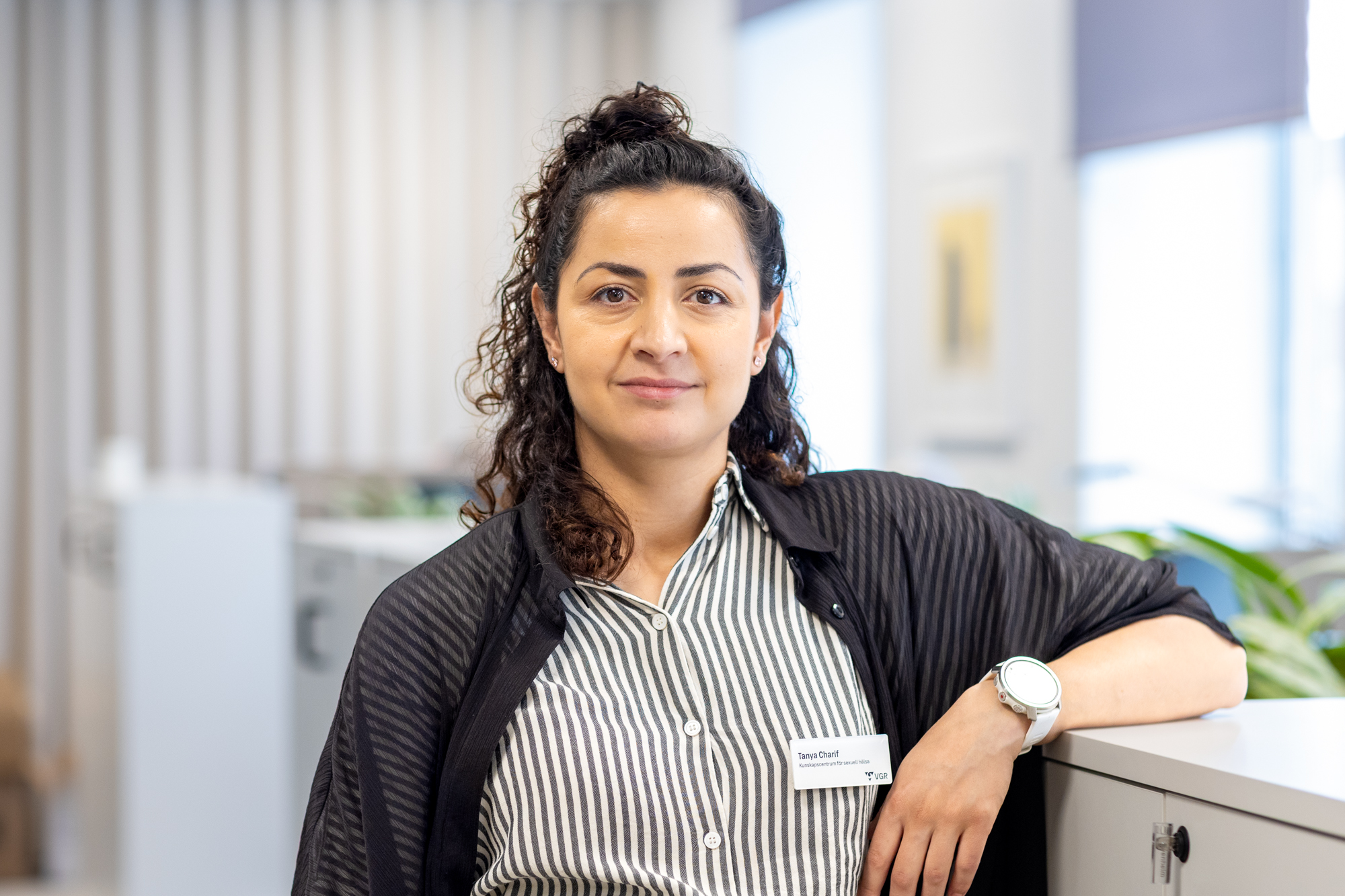 porträtt på Tanya Charif, VGR