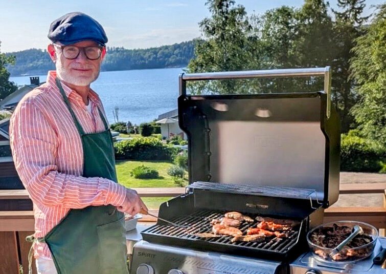 Thomas Wahlberg grillar